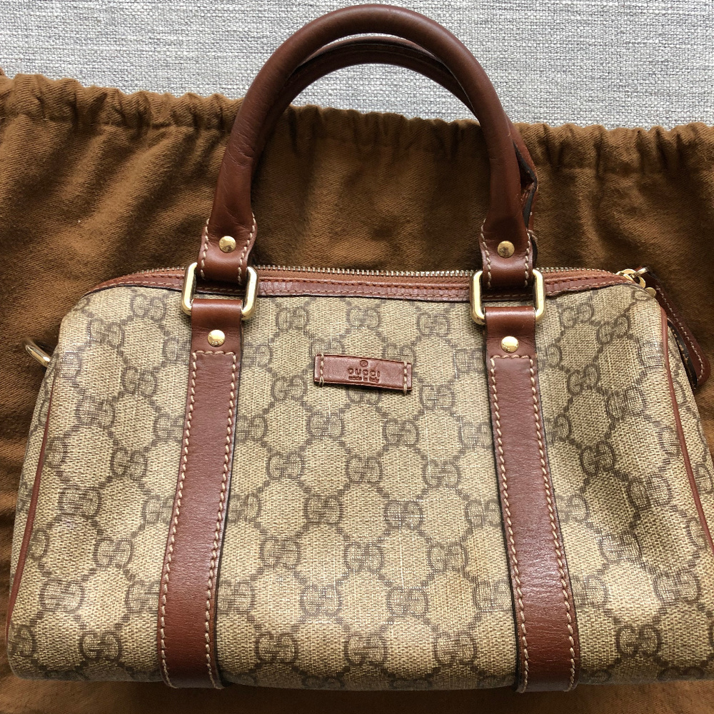 Gucci GG Supreme Small Joy Boston Bag